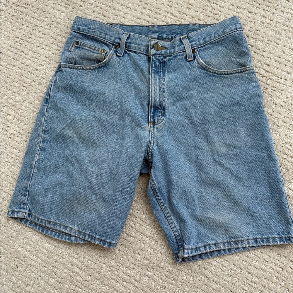 Carhartt Men's Light Blue Jean Shorts